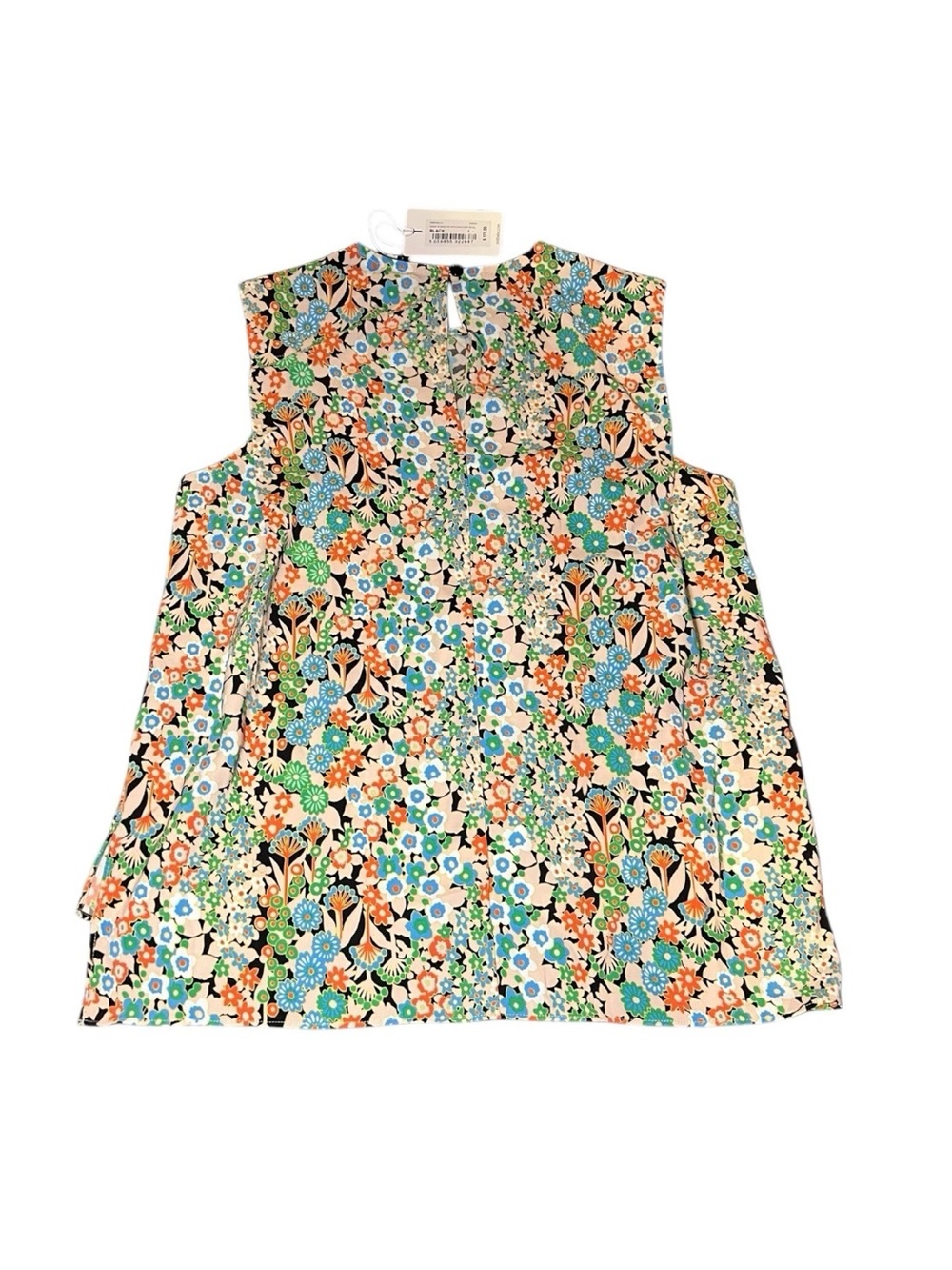 Ted Baker Floral Sleeveless Camisole - Green, Blue, Orange, Cream, Black